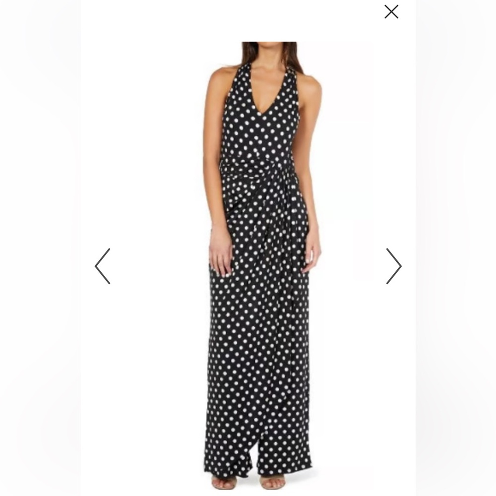Marina Polka Dot Sleeveless Jumpsuit